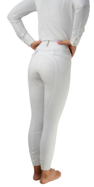 Hy Highgrove Competition White/Silver Breeches